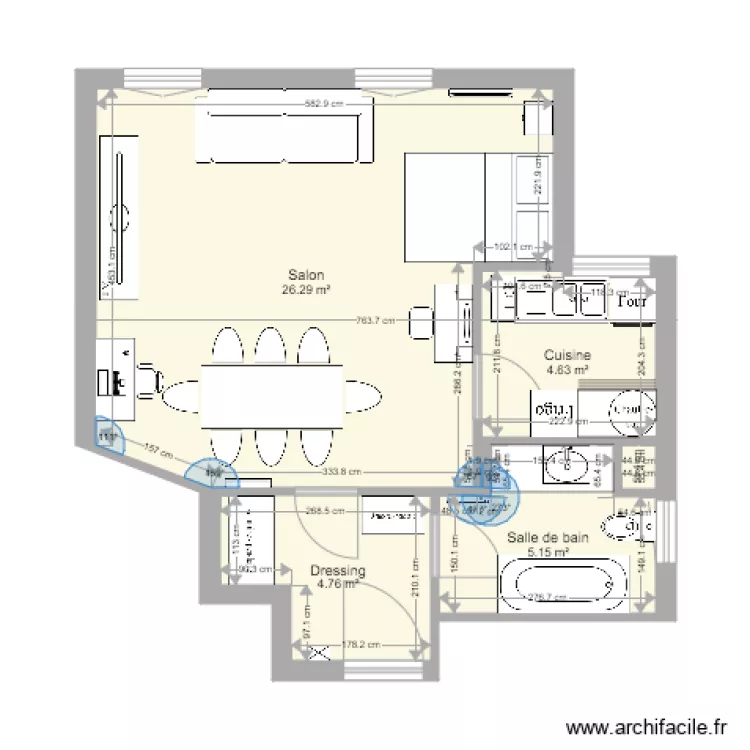 appartement. Plan de appartement. Plan de