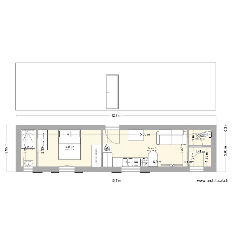 Projet E&eacute;s&eacute; 6. Plan de 0 pièce et 0 m2