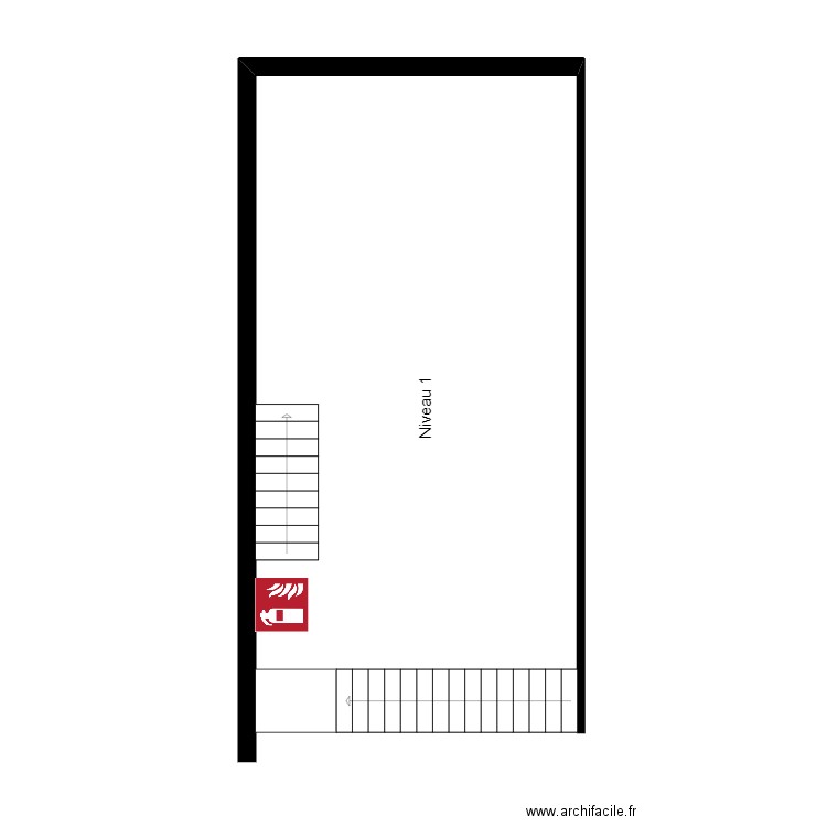 Eurasia 6 1er niveau. Plan de 0 pièce et 0 m2