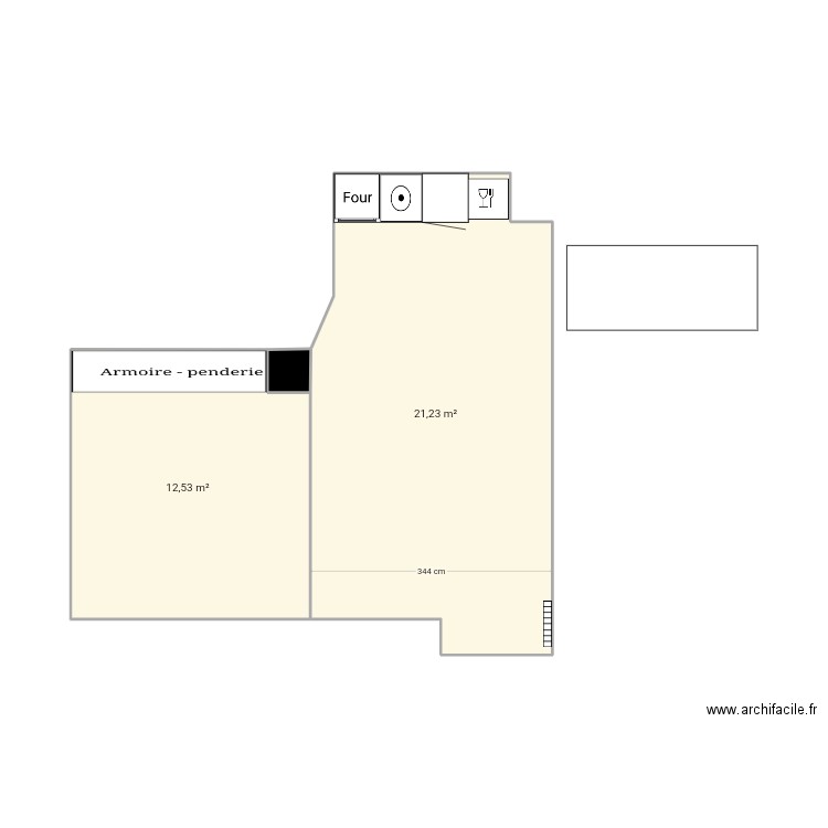 Appart pierre. Plan de 0 pièce et 0 m2