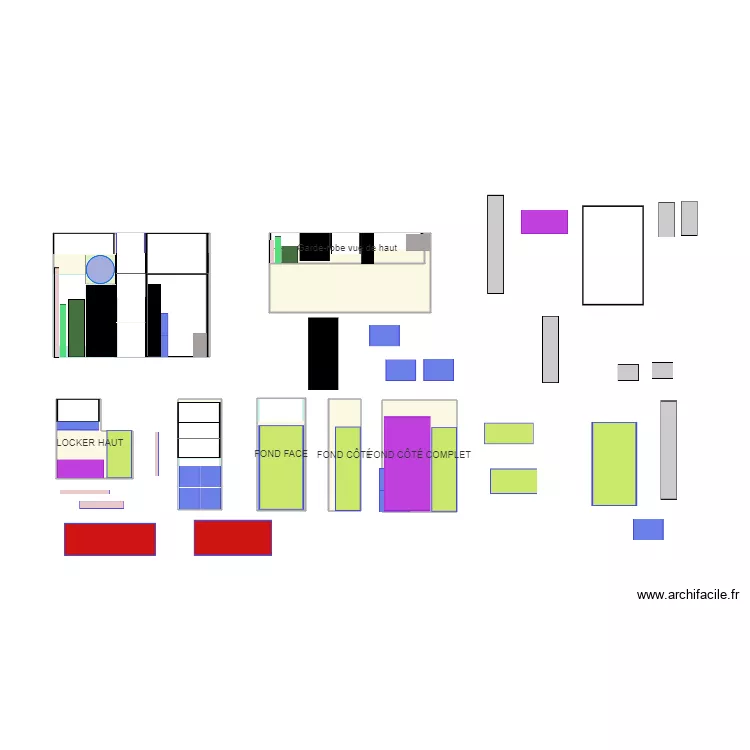 RANGEMENT 207. Plan de 