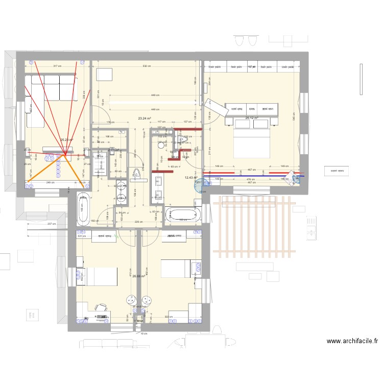 penderie 4. Plan de 0 pièce et 0 m2