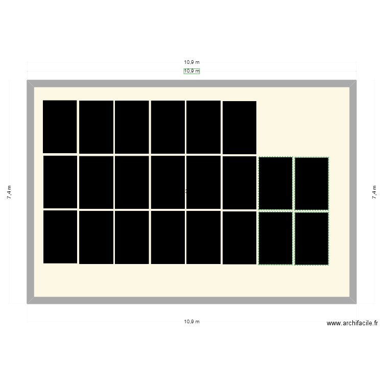 TOITURE 1 - GUIADER pv. Plan de 1 pièce et 73 m2