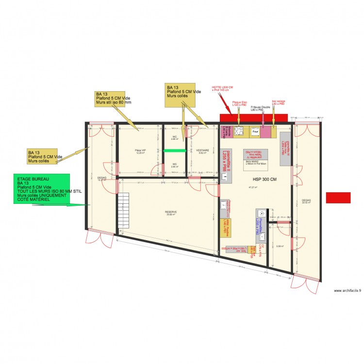 MILLENIUM  ARRIERE SALLE  05 04 2018. Plan de 0 pièce et 0 m2