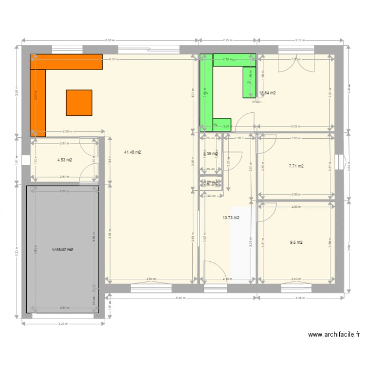 VAN BEVEREN. Plan de 0 pièce et 0 m2