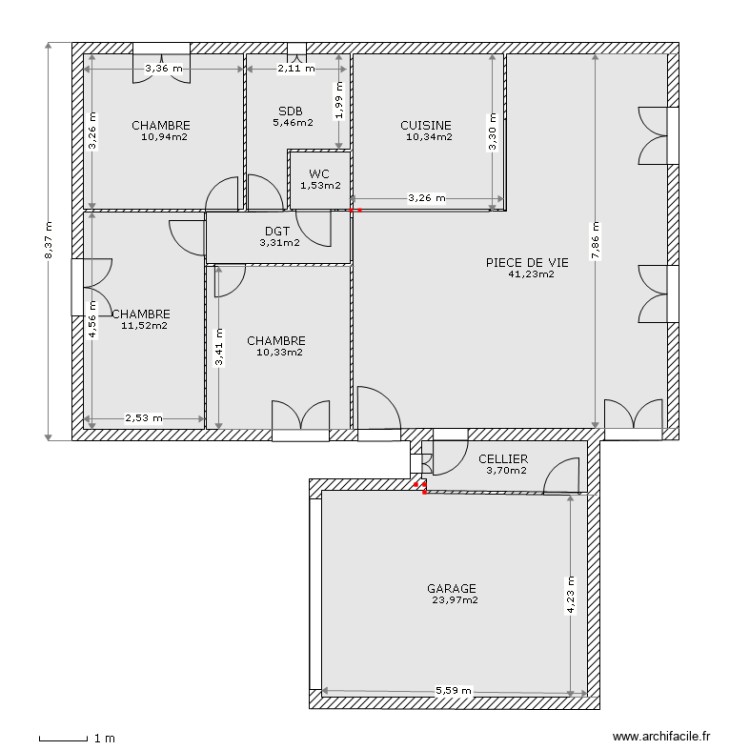 Conteville. Plan de 0 pièce et 0 m2