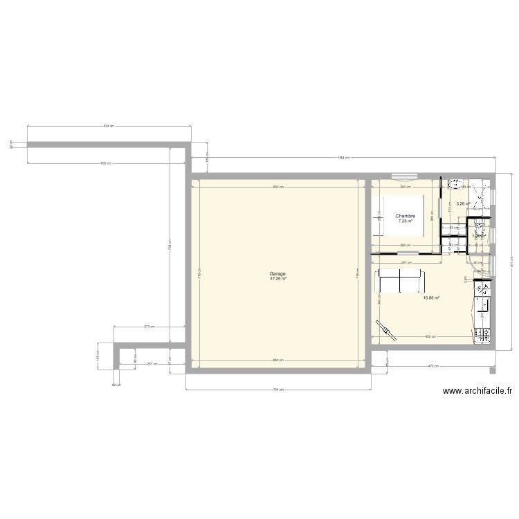 MODIF Marbella 3 avec meubles. Plan de 0 pièce et 0 m2