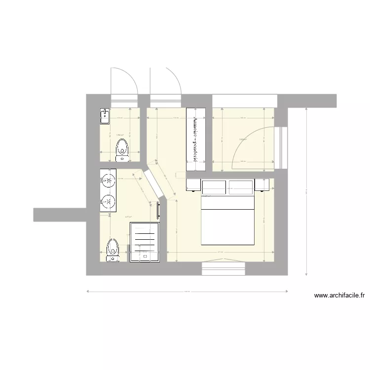 Entr&eacute; SAint Agil 2. Plan de 