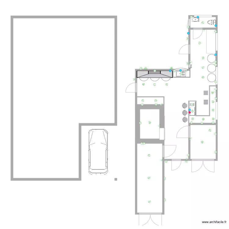 Bungalow et biere. Plan de Bungalow et biere. Plan de