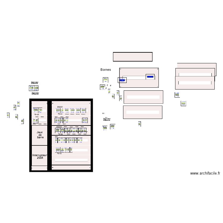 Coffret TD TD 2 showroom Citropol 2. Plan de 0 pièce et 0 m2