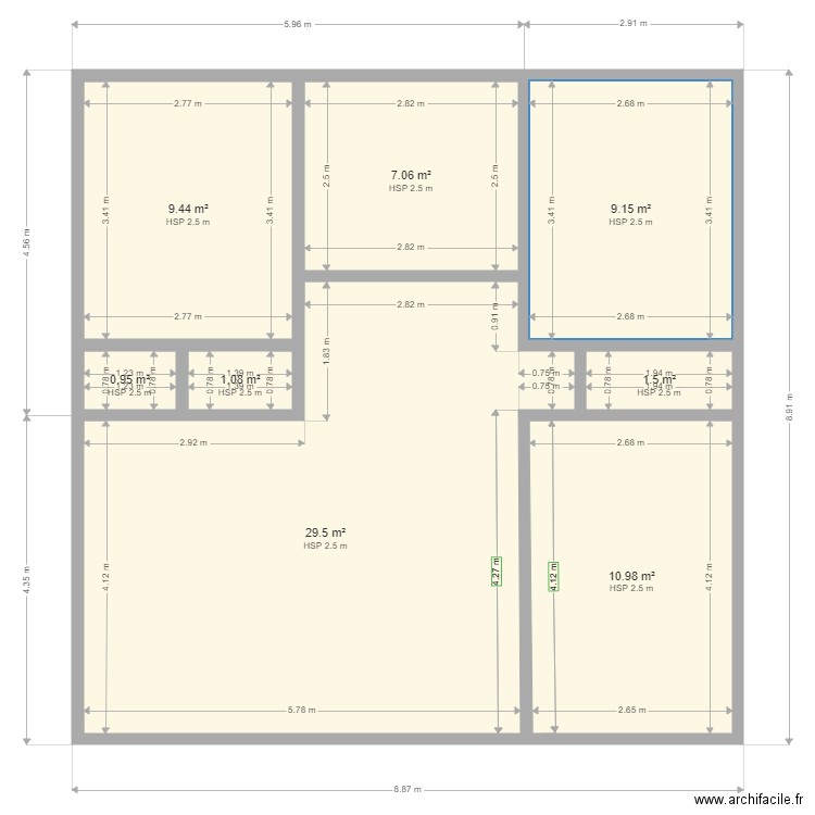 kabongo. Plan de 0 pièce et 0 m2