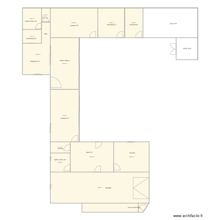 germinet 1317 am rdc. Plan de 0 pièce et 0 m2