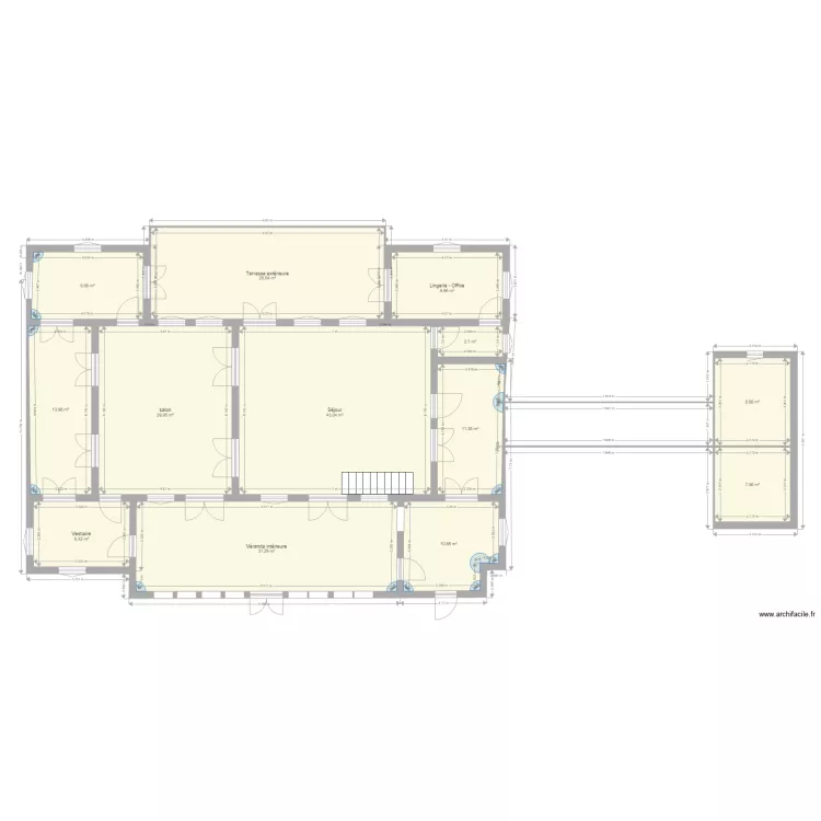 Villa Balata vers travail. Plan de Villa Balata vers travail. Plan de