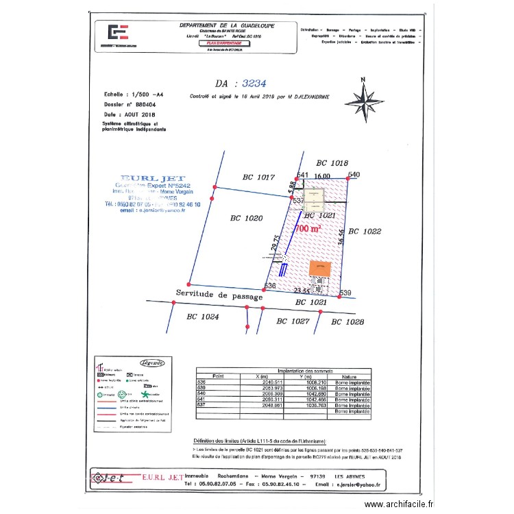 plan de masse 4. Plan de 0 pièce et 0 m2