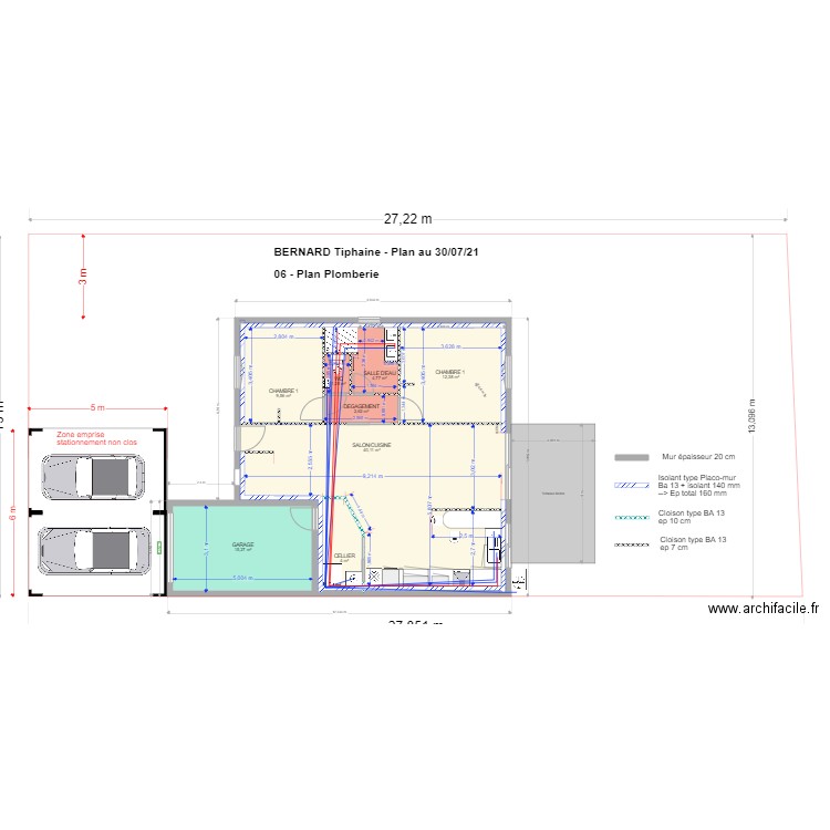 06 Plan Plomberie 300721. Plan de 0 pièce et 0 m2