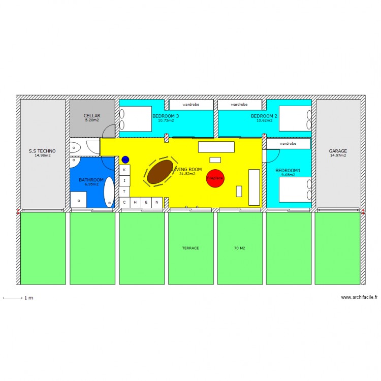 HOME FIXABILITY ECO HOUSE 90 m2 SELF SUFFICIENT. Plan de 0 pièce et 0 m2