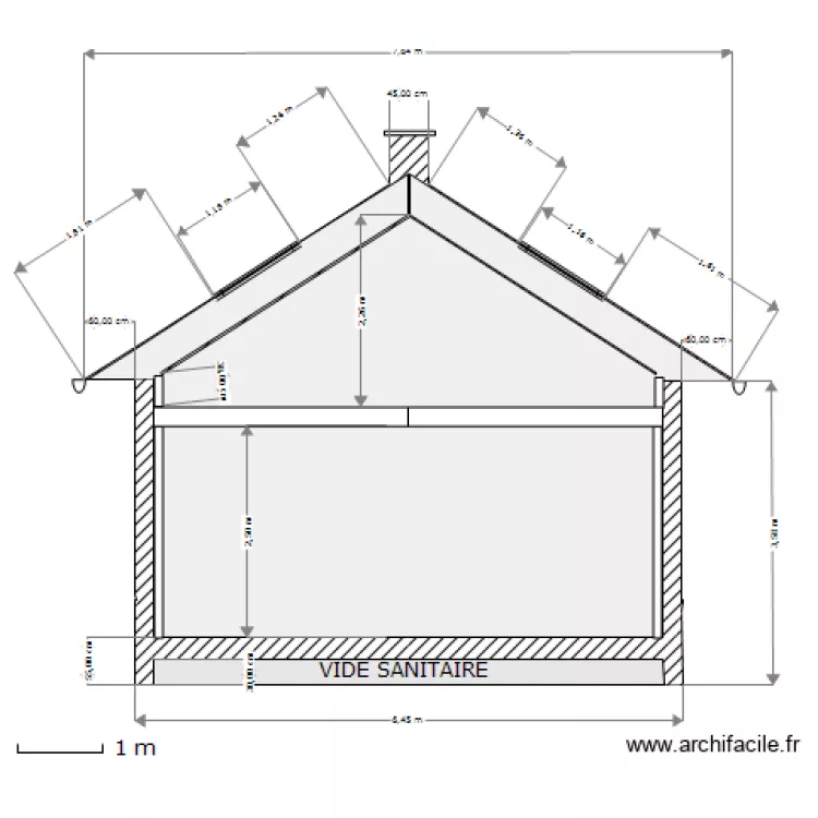 Coupe Bb Nord Est / 50e. Plan de 