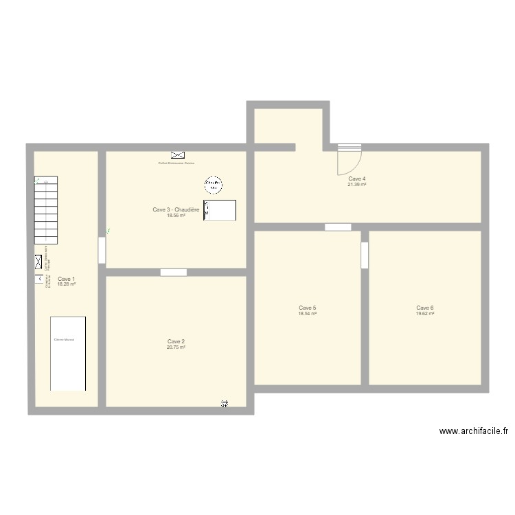 Caves Vedrin. Plan de 0 pièce et 0 m2