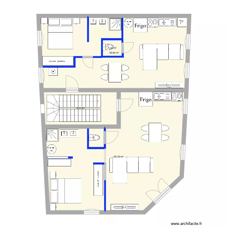 Immeuble 1er. Plan de Immeuble 1er. Plan de