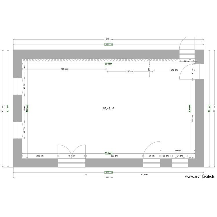ANAIS BAT1 RDC  2022 07. Plan de 0 pièce et 0 m2