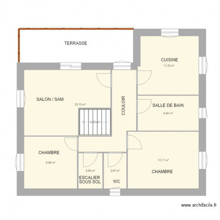 Crepet  La Garde 42360 Cottance . Plan de 0 pièce et 0 m2