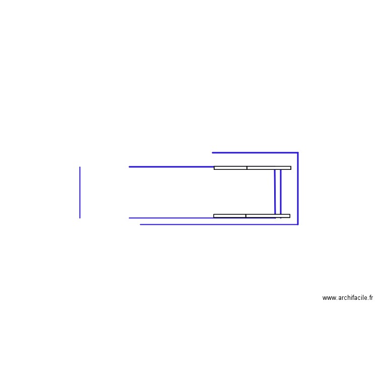 douche. Plan de 0 pièce et 0 m2