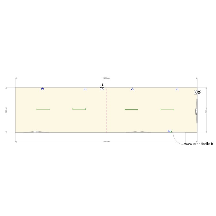 Commune Saintn Josse Ten Noode v2. Plan de 1 pièce et 36 m2