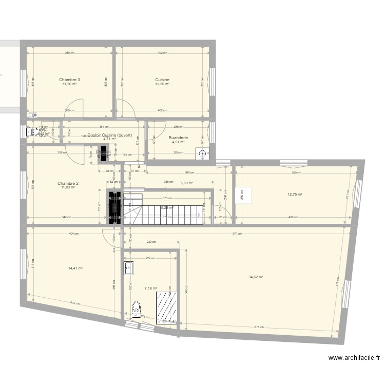 Café Garnier Mesuré v3. Plan de 0 pièce et 0 m2