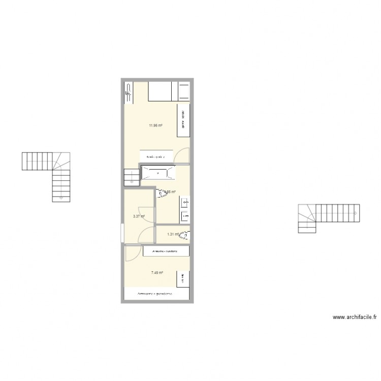 loft chambre andrea dressing 5. Plan de 0 pièce et 0 m2