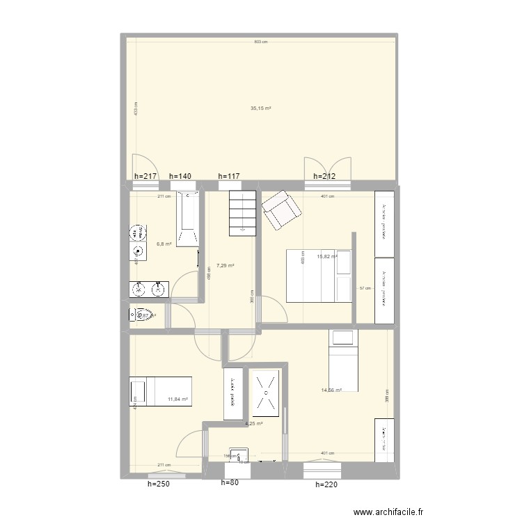 BE-ETAGE_v3.3. Plan de 8 pièces et 97 m2