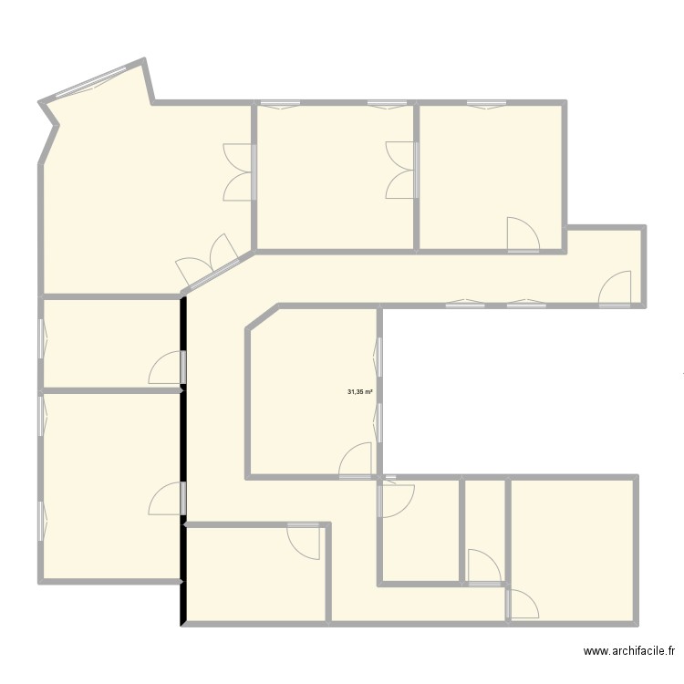 ayala 64 1. Plan de 11 pièces et 145 m2