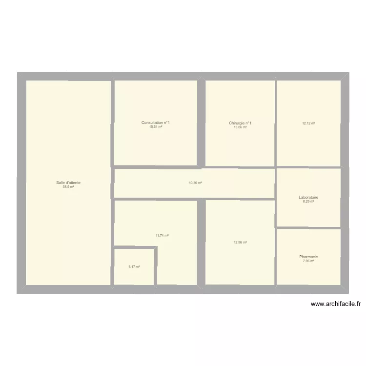 Clinique Poupette V2. Plan de 