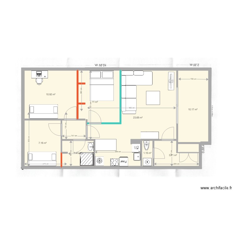 clemence la rochelle modif 1. Plan de 0 pièce et 0 m2