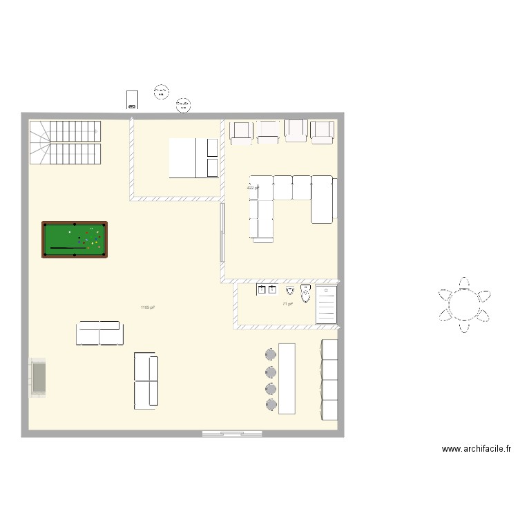 sous sol 2. Plan de 0 pièce et 0 m2