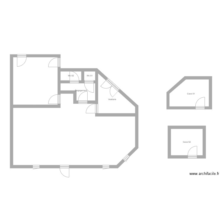 350601283. Plan de 8 pièces et 92 m2