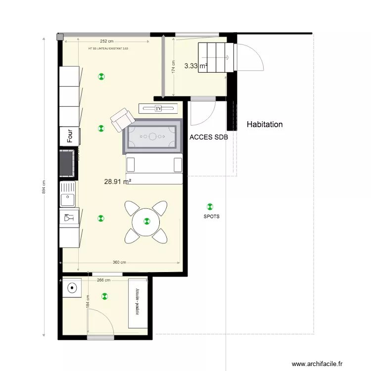 SCHLUTH CAMIF FAMECK  AMENAGEMENT GARAGE B. Plan de 