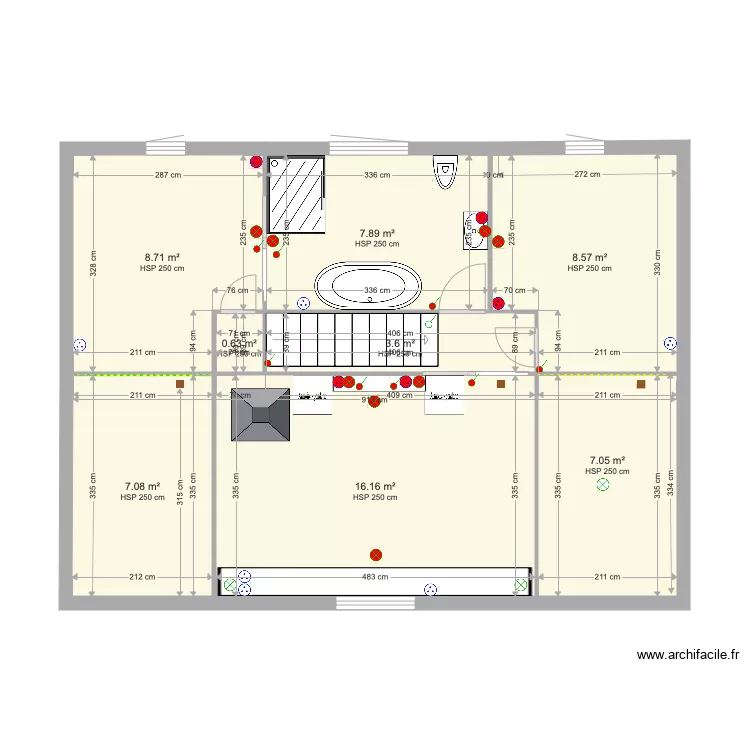 elec Plan tactac mezzanine modifi&eacute; . Plan de 