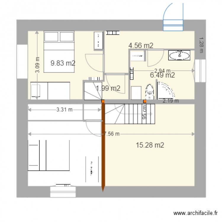 grange V31 25 janvier. Plan de 0 pièce et 0 m2