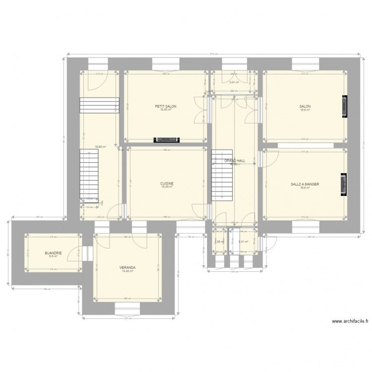 Biesme RDC 15Apr21. Plan de 0 pièce et 0 m2