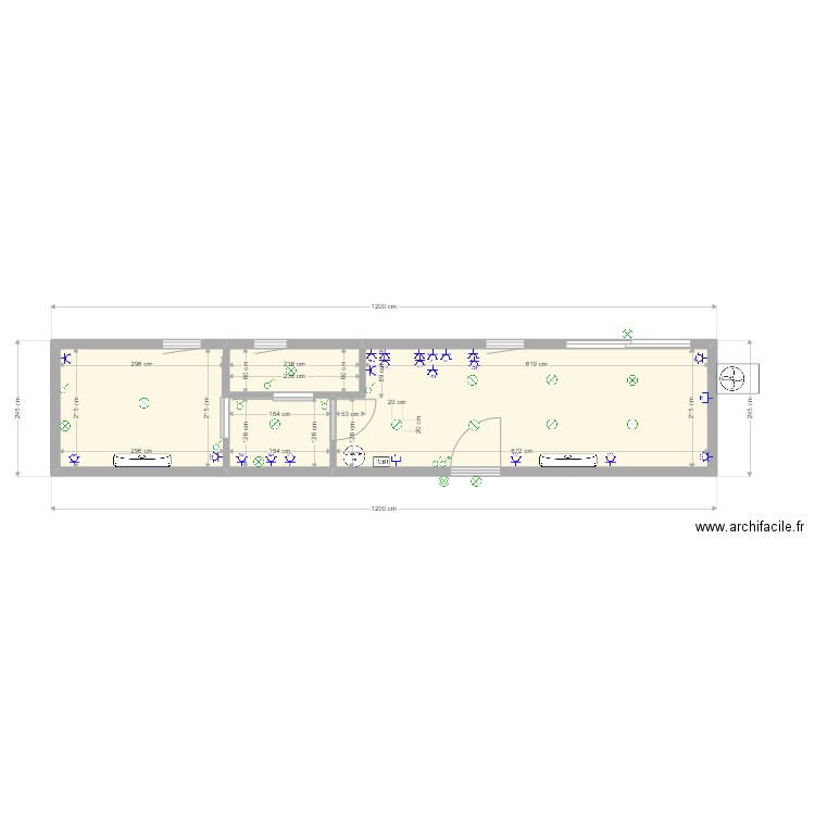 plan éléctrique. Plan de 0 pièce et 0 m2