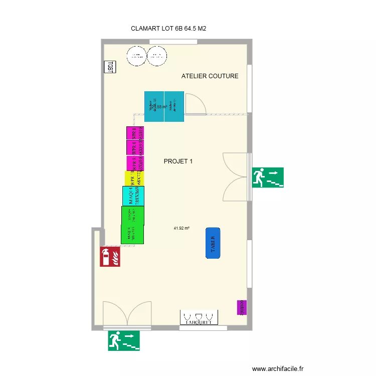 PROJET LAVERIE MINDAS CLAMART 1. Plan de 