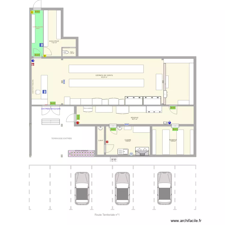 CHEZ LYLY TOMO. Plan de 