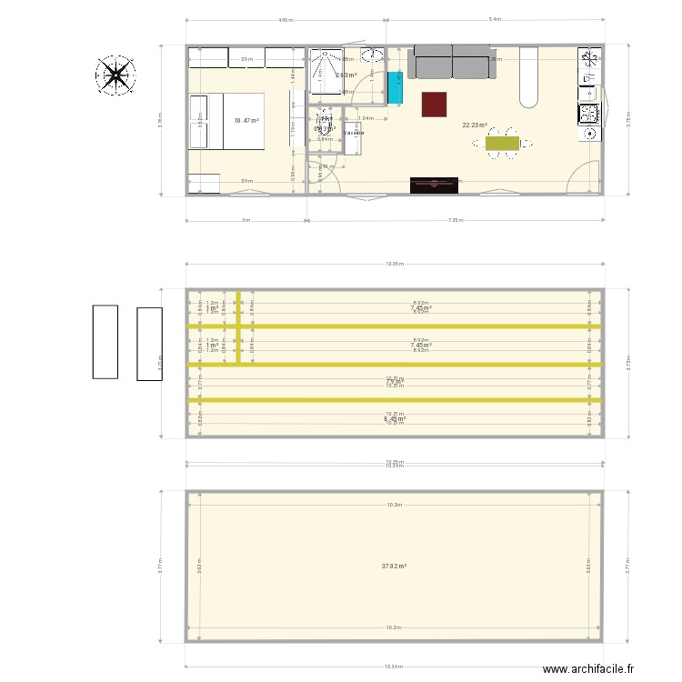 Maison bois Dany Stef. Plan de 0 pièce et 0 m2