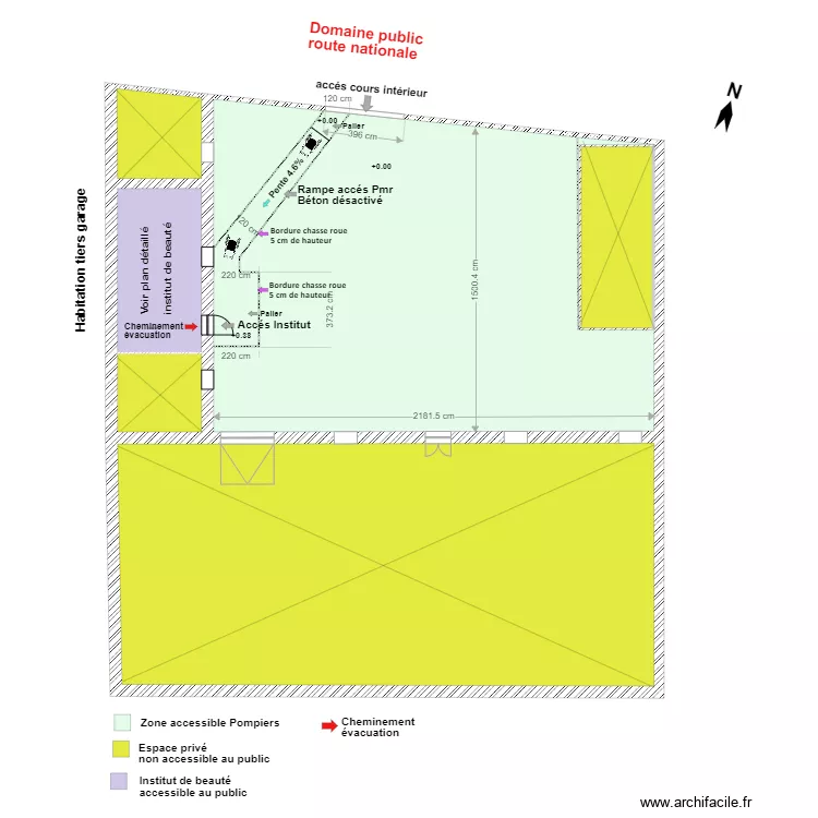 plan de masse evacuation 0o5. Plan de 