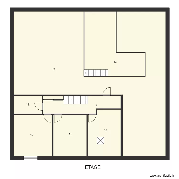 184953 PAUGAIN. Plan de 