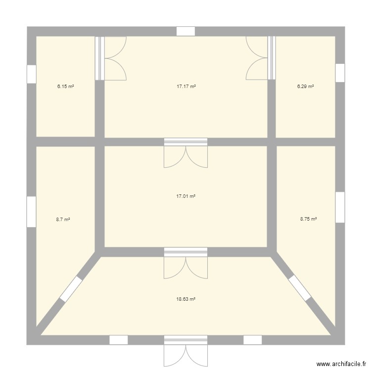 ArchiFacile Sauveur 2. Plan de 0 pièce et 0 m2