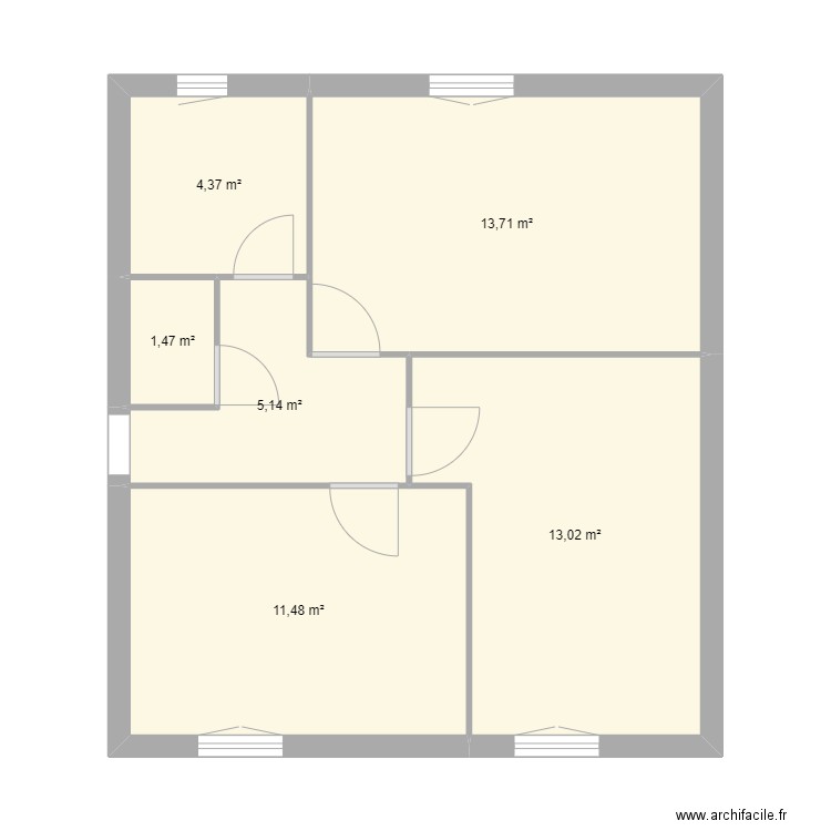 Étage 1. Plan de 0 pièce et 0 m2