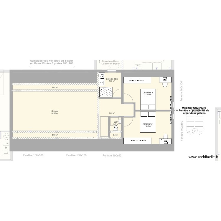 HERBISSE 10700 meublé. Plan de 0 pièce et 0 m2