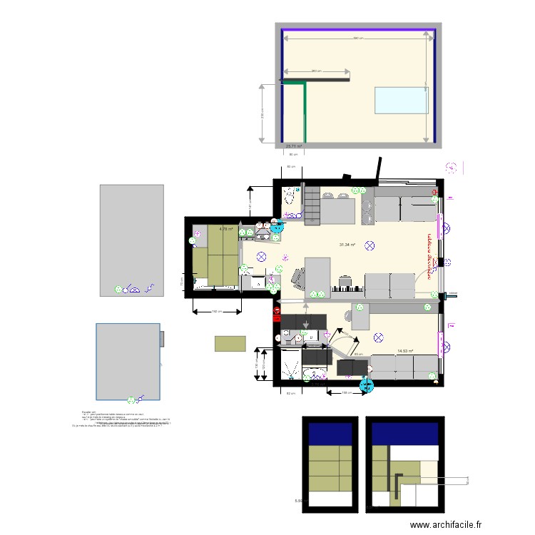 01 aout 2018 elec. Plan de 0 pièce et 0 m2