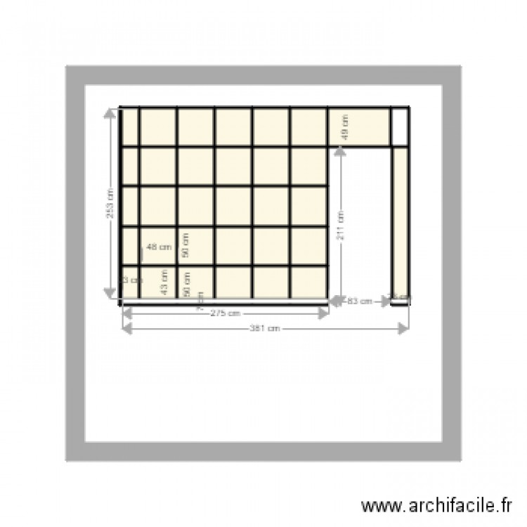 PLACARD SELLE chambre parents int. Plan de 0 pièce et 0 m2